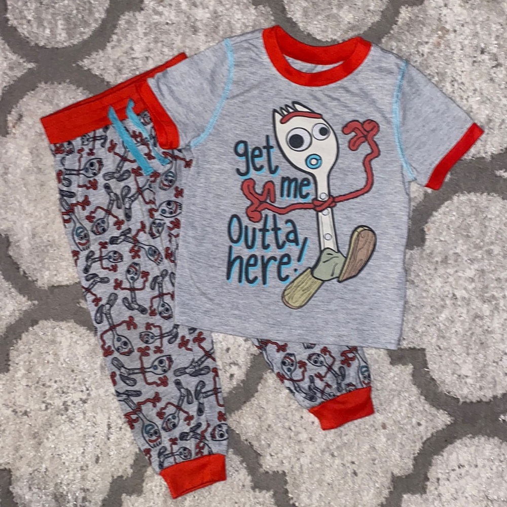 Disney Toy Story Pajama Set Boys Size 4